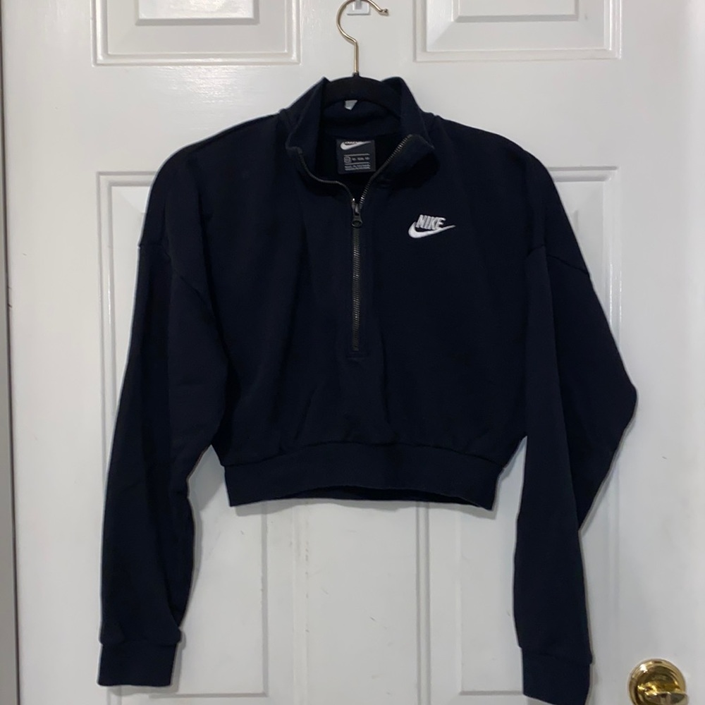 Nike women XS Cropped zip up jacket